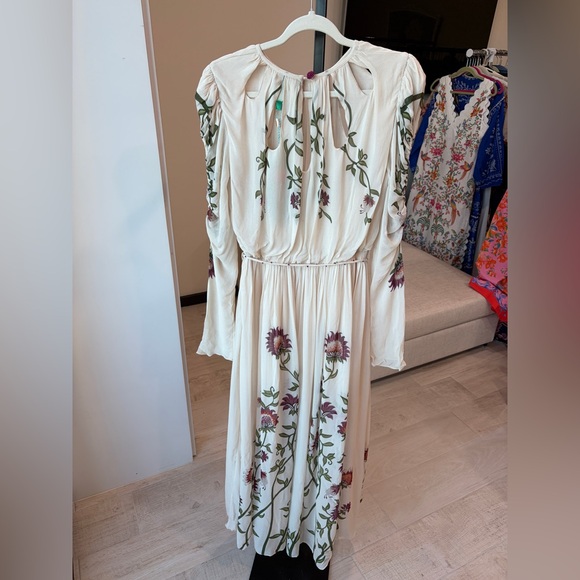 Farm Rio: Multicolor Romantic Nature Long Sleeve Maxi Dress - Picture 5 of 13